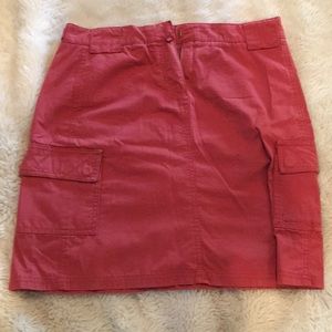 Jcrew cotton, pinkish pencil skirt